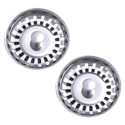 Stainless Steel Grids Strainers Sieves Kitchen Sinks Bath
       Overflow Grids